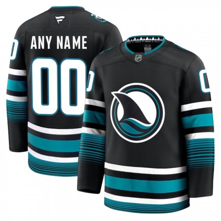 Maillot de Hockey San Jose Sharks Personnaliser Fanatics Premium 2024-25 Noir Troisième - Homme Maillot de Hockey San Jose Sharks Personnaliser Fanatics Premium 2024-25 Noir Troisième - Homme